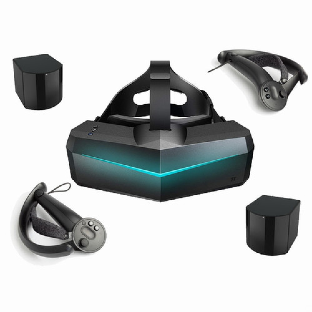 Комплект Pimax 5K Plus c контроллерами Knuckles и базовыми станциями Steam VR 2.0