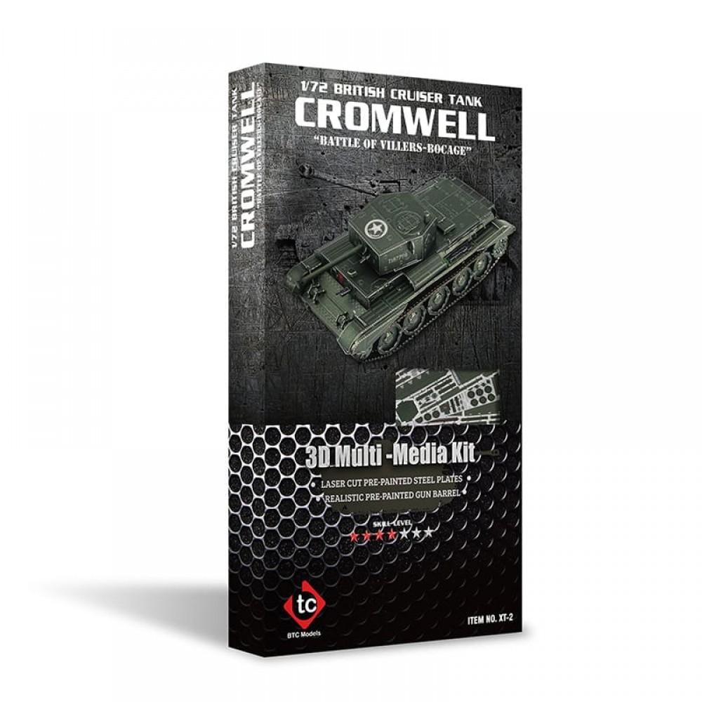 Сборная модель-3D- 1/72 Британский Крейсерский Танк CROMWELL