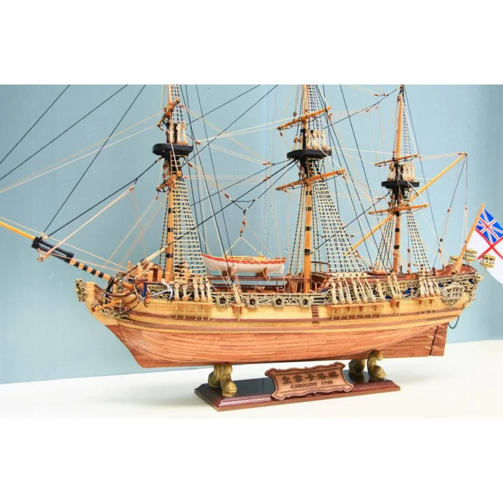 Сборная модель: HMS Royal Caroline 1749 1:30 