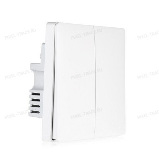 Умный выключатель Xiaomi Aqara Smart Light Control ZigBee (двойной, с нулевой линией)