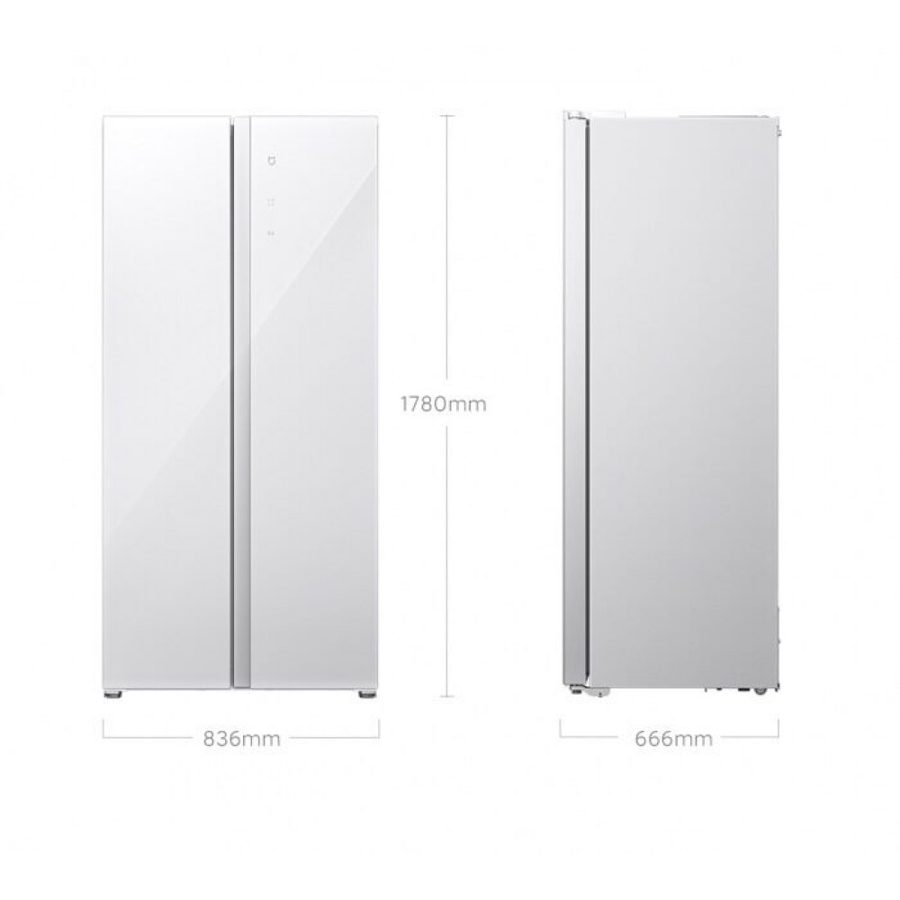 Умный холодильник Xiaomi Mijia Refrigerator Side Door 502 L (BCD-502WGSA)