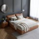 Двуспальная кровать с подъемным механизмом Xiaomi Yang Zi Look Souffle Leather Storage Bed