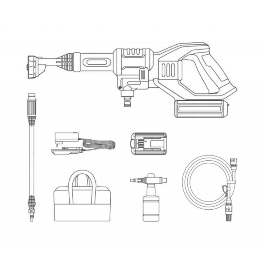 Ручной беспроводной пистолет для мойки Xiaomi Jimmy The Hand-Held Wireless Washing Gun (JW31)