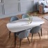 Стол обеденный Xiaomi Yang Zi Seashell Rock Plate Dining Table 1.8 m и 4 Стула 