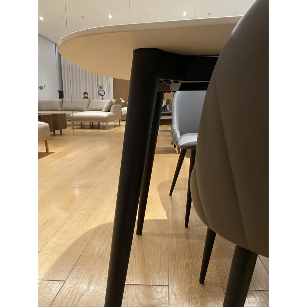 Стол обеденный Xiaomi Yang Zi Seashell Rock Plate Dining Table 1.8 m и 4 Стула 