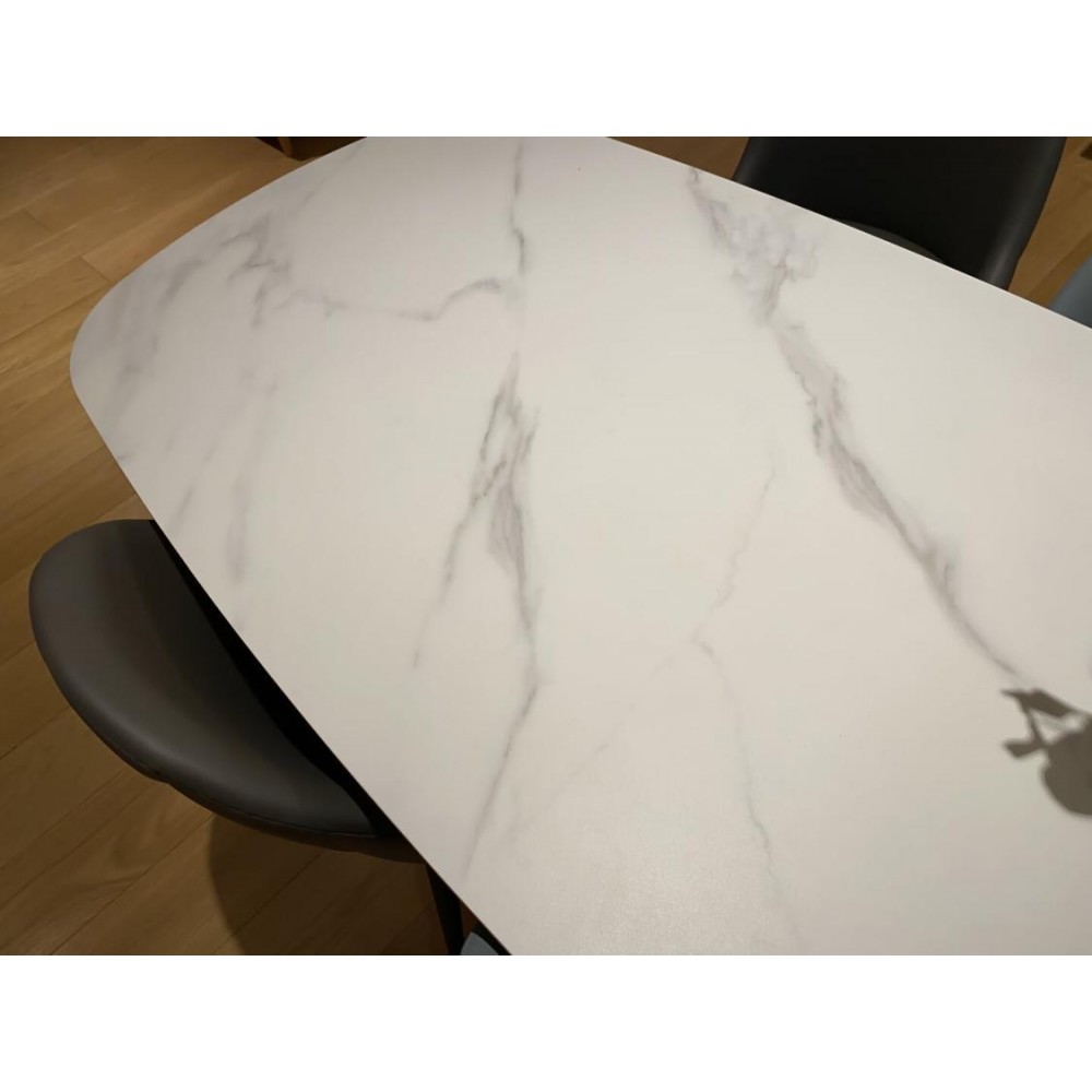 Набор обеденной мебели Стол и 4 стула Xiaomi Yang Zi Seashell Rock Plate Dining Table And Chairs 