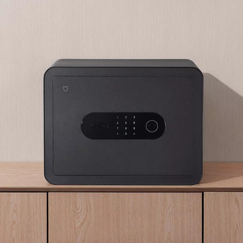 Умный электронный сейф с датчиком отпечатка пальца Xiaomi Mijia Smart Safe Deposit Box Dark Grey (BGX-5X1-3001)