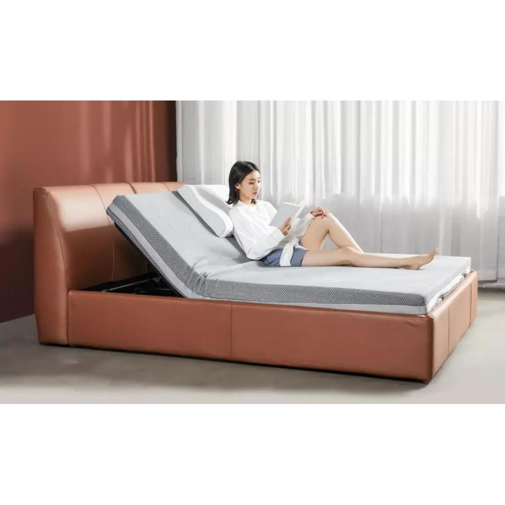 Двуспальная кровать Xiaomi 8H Milan Smart Electric Bed RM 1.8 m Fashion Orange (умное основание и латексный матрас Schcott)