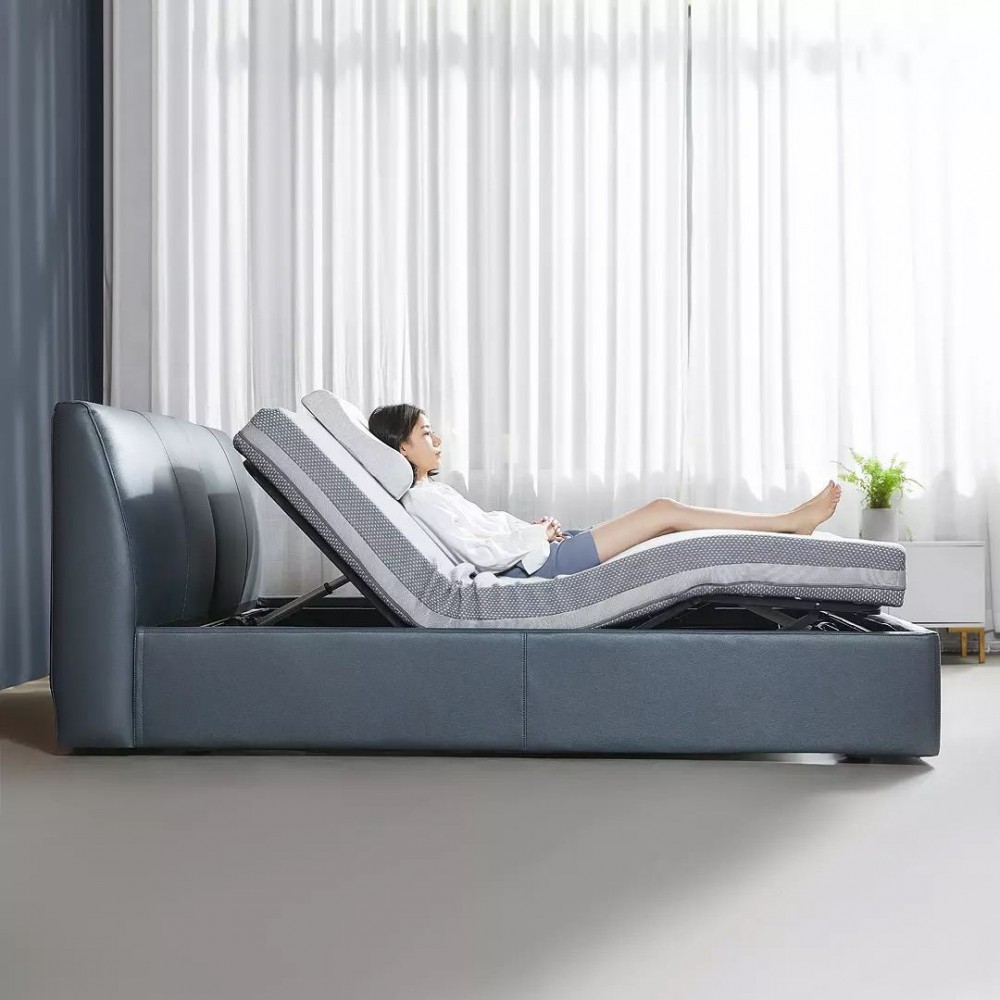 Умная двуспальная кровать Xiaomi 8h Milan Smart Electric Bed DT1 1.5 m Ash (умное основание и матрас с эффектом памяти)