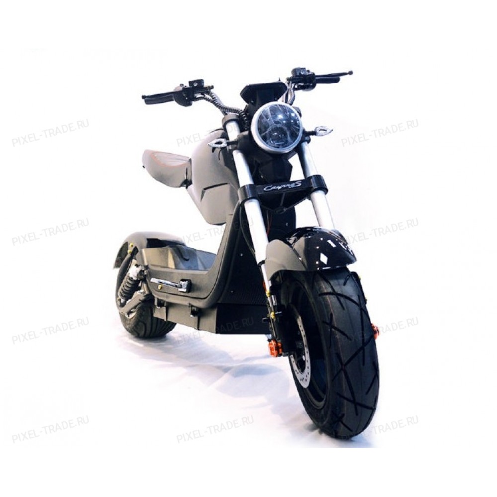 Электроскутер Citycoco Harley PRINCE Черный 2000W, 60В 20Ah