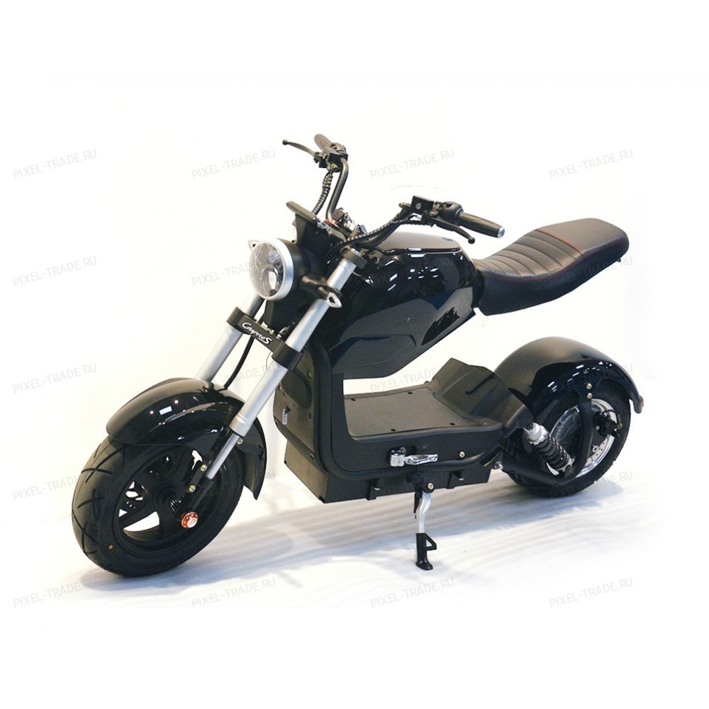 Электроскутер Citycoco Harley PRINCE Черный 2000W, 60В 20Ah