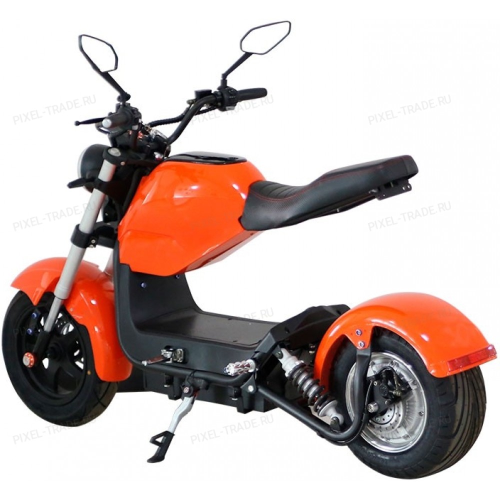 Электроскутер Citycoco Harley PRINCE Оранжевый 2000W, 60В 20Ah