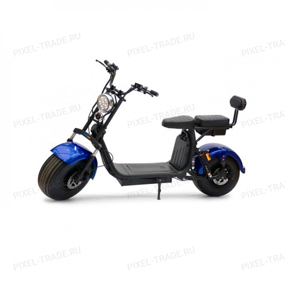 Электроскутер Citycoco Harley X10 Pro 2000W 20А 60В Синий